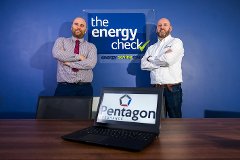 David Winton, CEO of The Energy Check and Pentagon Assurance Managing Director Barry Cooper