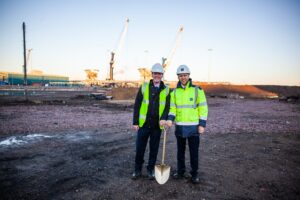 Mark Halliday, Operations Director for Dogger Bank with Matt Beeton, CEO Port of Tyne