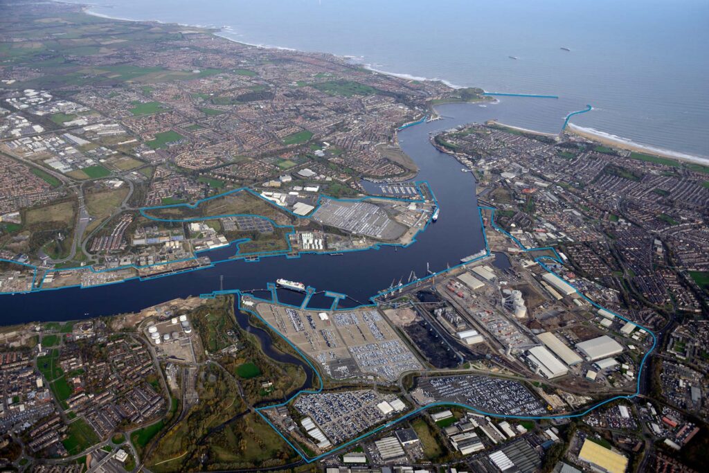 Port of Tyne Aerial Estates Map