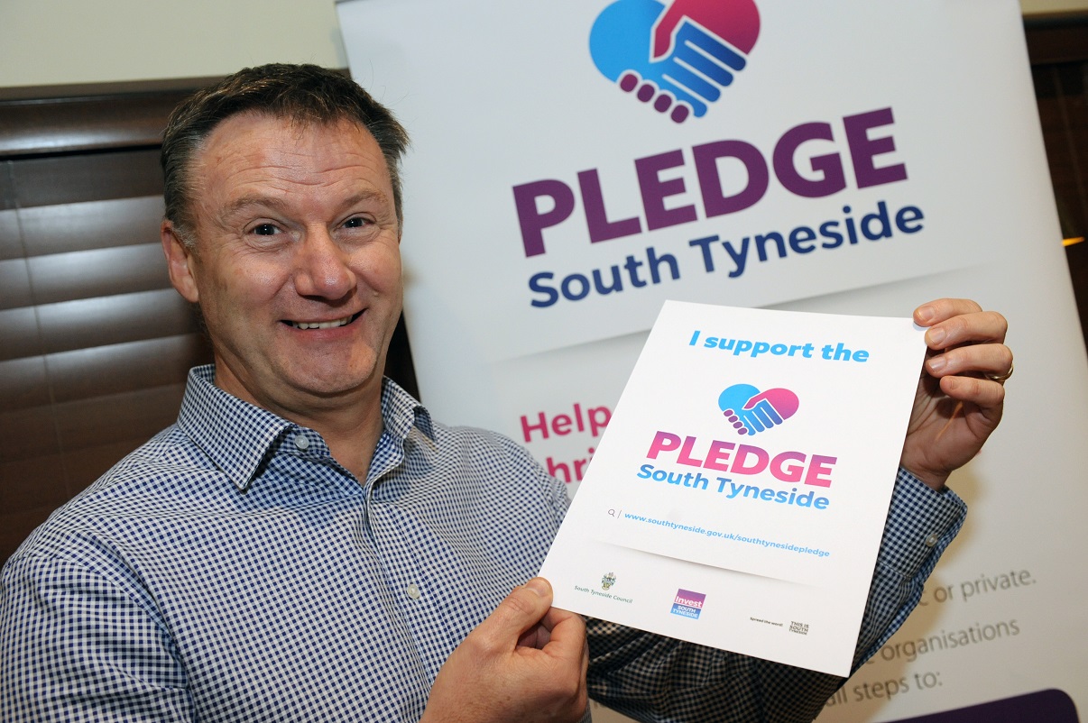 Andrew Watts, Chief Executive at Groundwork South and North Tyneside who have signed the South Tyneside Pledge.