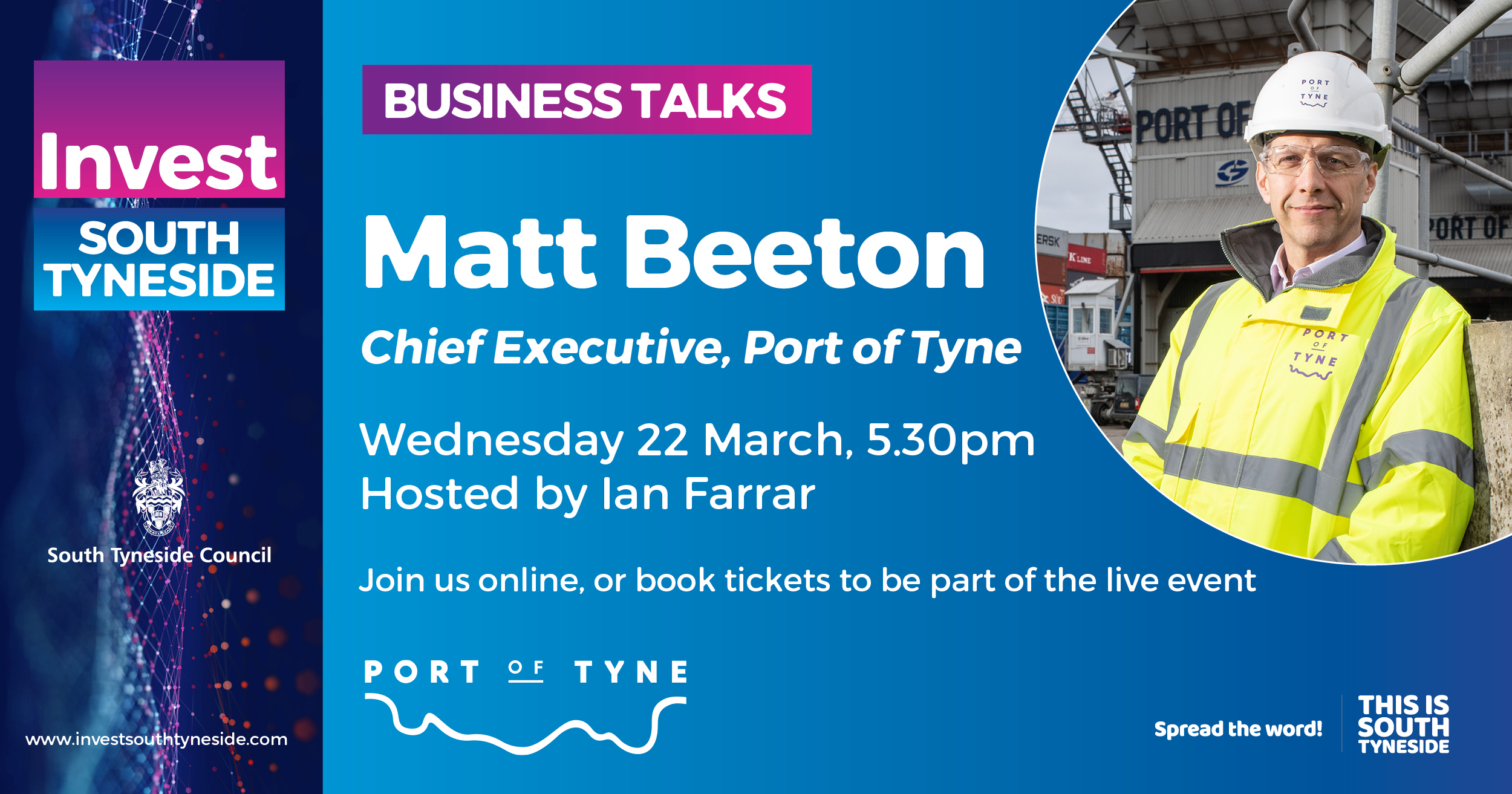 Business Talks Port of Tyne Matt Beeton