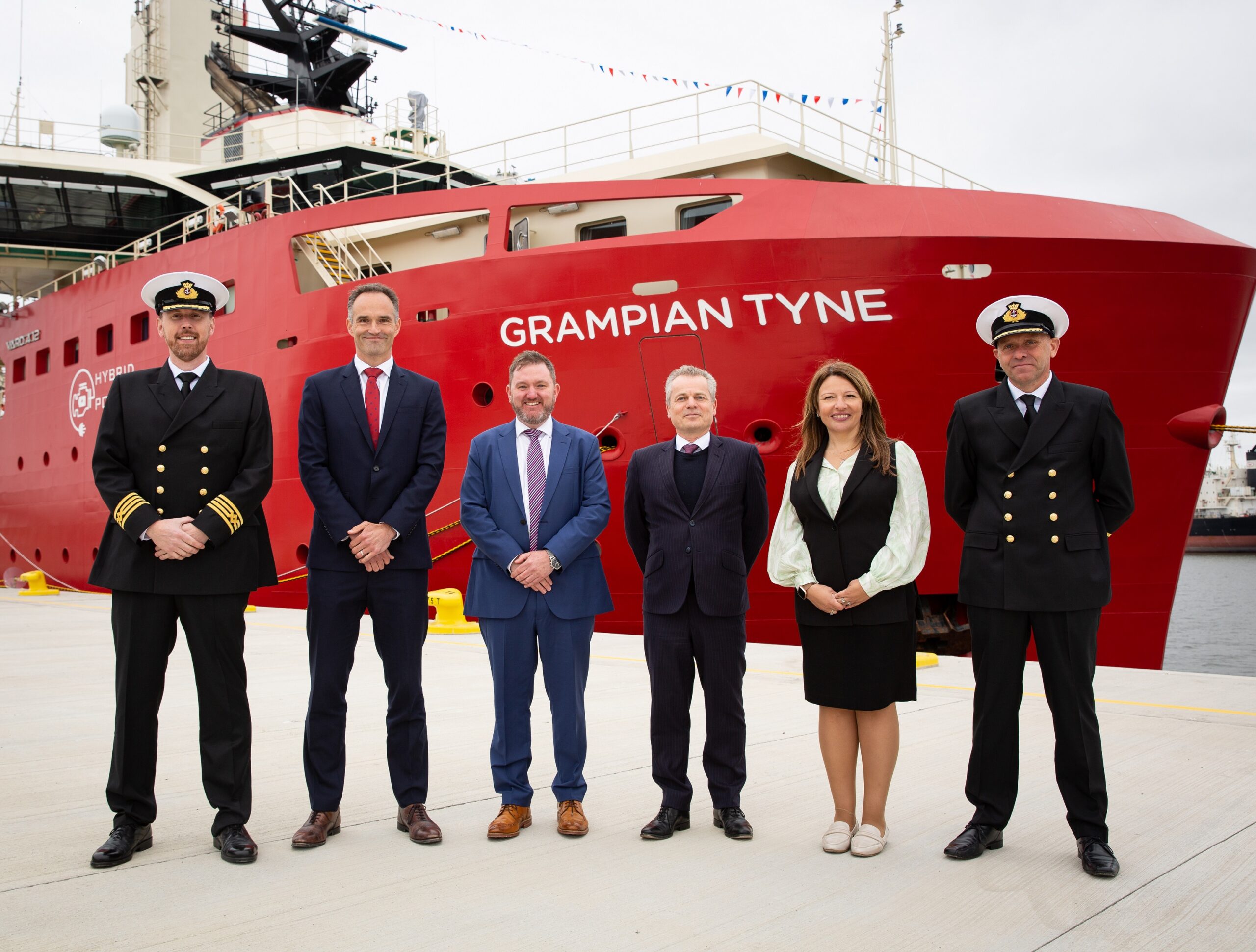 North Star - Grampian Tyne naming ceremony