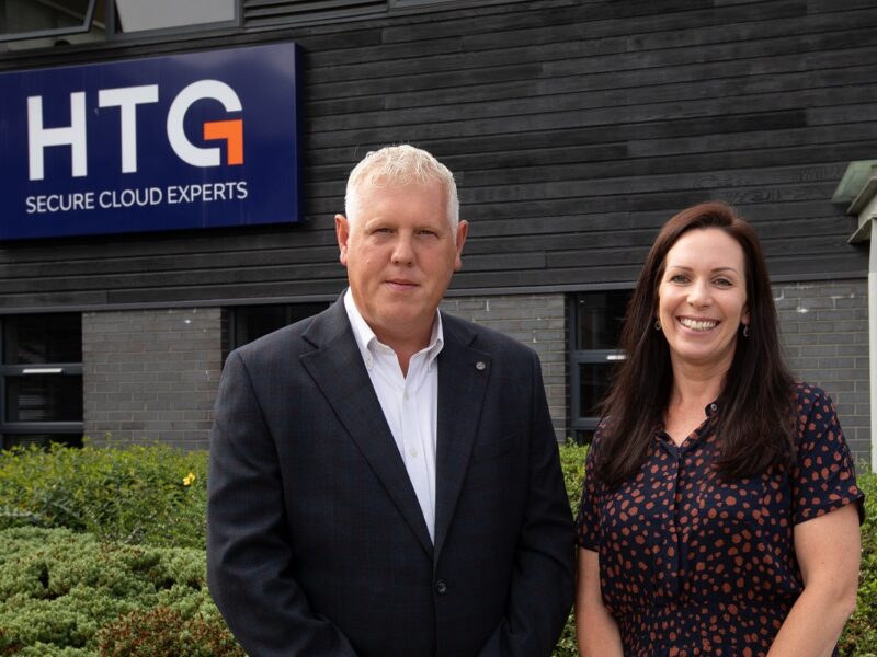Kevin Howell founder and CEO of HTG with Louise Roughley, Director of People Experience