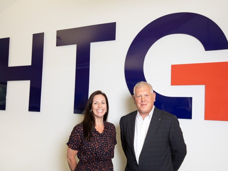 Kevin Howell founder and CEO of HTG with Louise Roughley, Director of People Experience