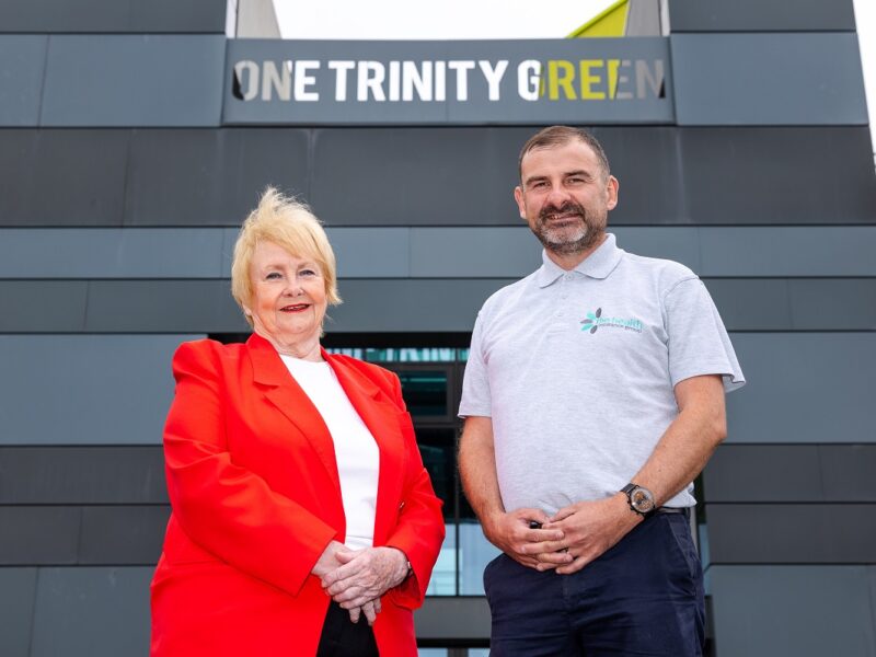 Cllr Margaret Meling, lead member for economic growth and transport at South Tyneside Council with Adam Brown, Employee Benefits Specialist and Director at the Health Insurance Group