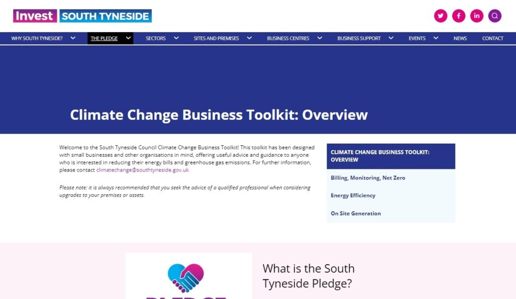 Climate change business toolkit