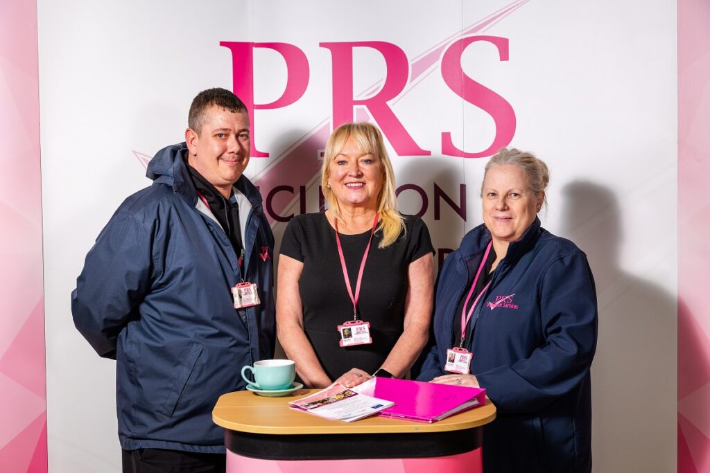 Darren Kinghorn, Pam Seers and Susan Dillon from PRS Inclusion