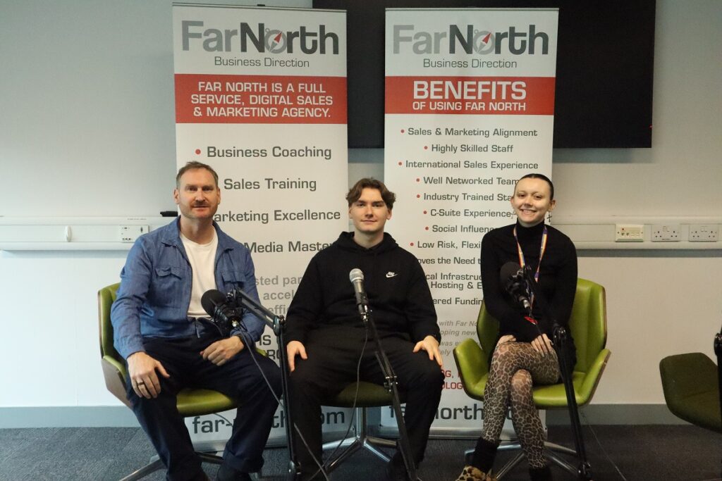 Far North. Left to right: Ian Farrar, Luke Farrar and Mischa Steele