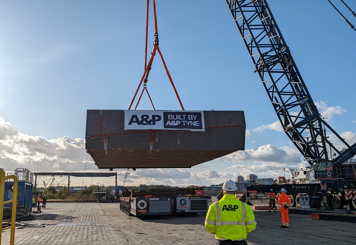 A&P Tyne Successfully Complete Prestigious Programme for Royal Navy