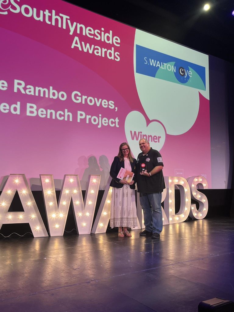 Congratulations to Wayne Rambo Groves, The Red Bench Project for winning the Above and Beyond Award!