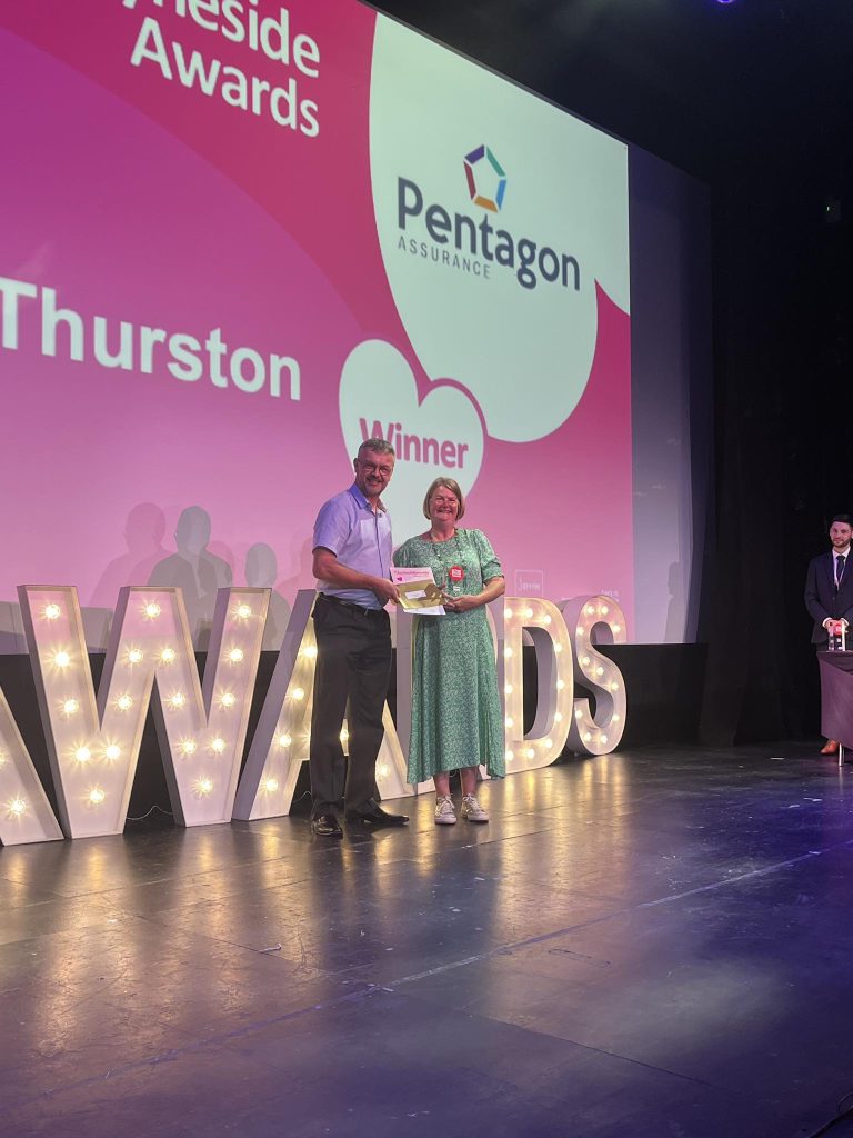 Congratulations to Diane Thursston for winning the Environment Award!