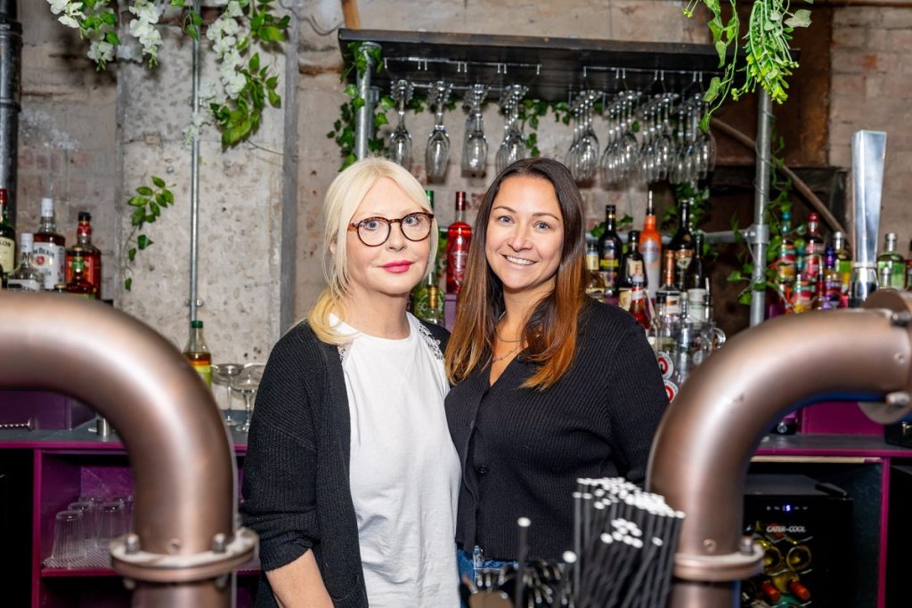 Claire Harland and Jill Butler inside Ignition at The Venue