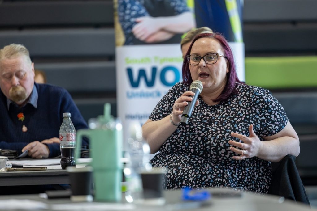 Kelly Anders, The Customs House, at the Building a Stronger South Tyneside employer event