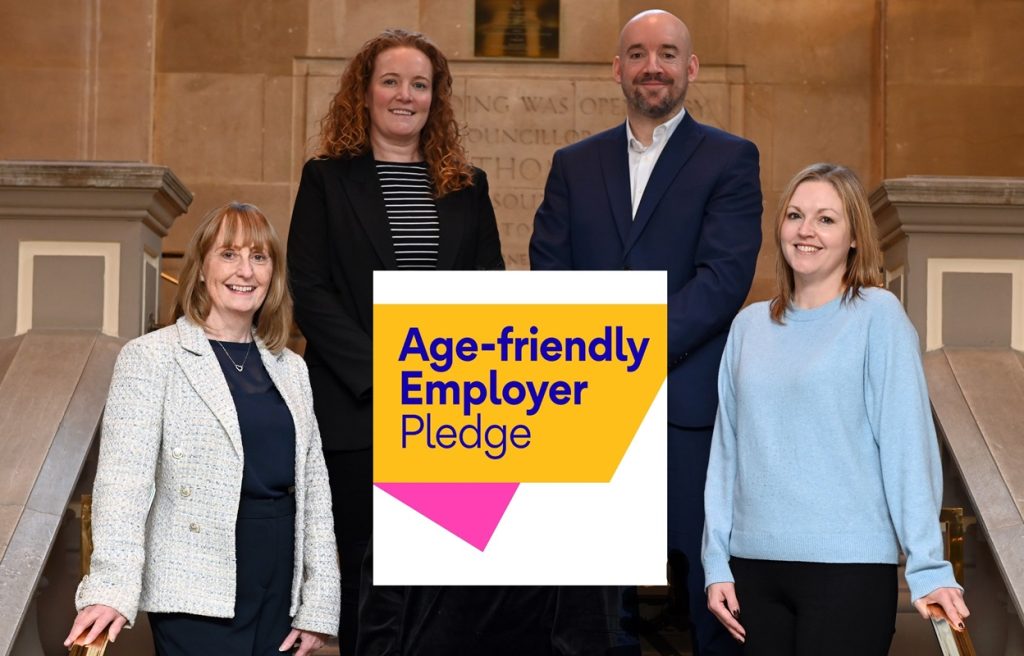 From left to right: Maureen Askew, Nexus; Amy Norton, South Tyneside Council; Garry Thompson, Port of Tyne and Natalie Currer, Groundwork