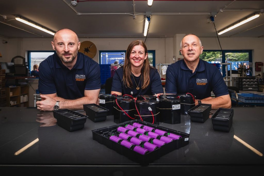 From left to right: Steve Winder (Commercial Sales Manager, Cell Pack) Sara Dunlop (Economic Growth and Skills Service Manager at South Tyneside Council) and Eddie Czestochowski (Managing Director, Cell Pack)