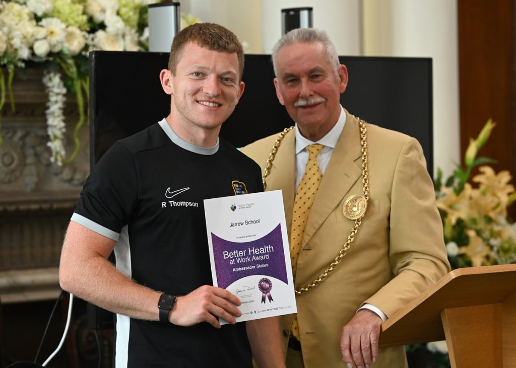 Jarrow School continue to champion workplace health and wellbeing as Ambassador organisations