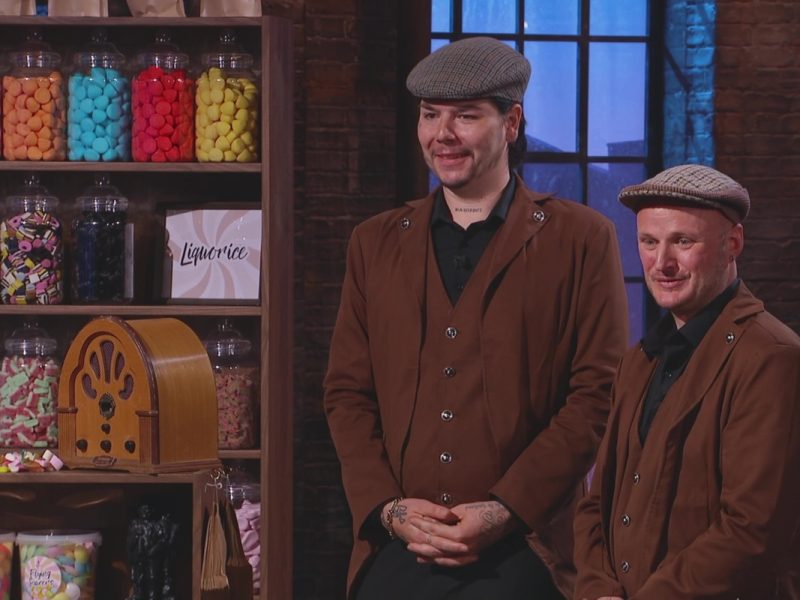 Mr Swainston’s owners John Gray and Sean Robinson on the BBC's Dragon's Den